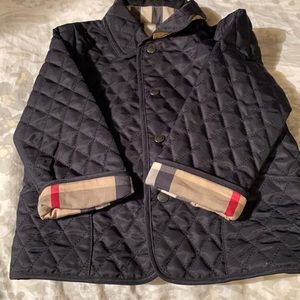 Burberry quilted black jacket